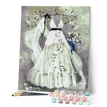 Laden Sie das Bild in den Galerie-Viewer, Malen nach Zahlen für Erwachsene | Brautkleid | Figured'Art