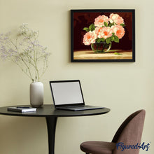 Laden Sie das Bild in den Galerie-Viewer, Malen nach Zahlen für Erwachsene | Fünf Blumen in einer Vase | Figured'Art