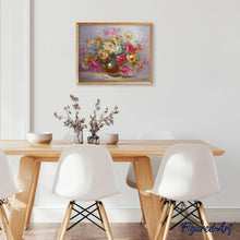 Laden Sie das Bild in den Galerie-Viewer, Malen nach Zahlen für Erwachsene | Schöne romantische Blumen | Figured'Art