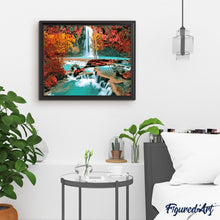 Laden Sie das Bild in den Galerie-Viewer, Malen nach Zahlen Erwachsene Wasserfall Figured'Art