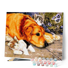 Laden Sie das Bild in den Galerie-Viewer, Malen nach Zahlen für Erwachsene | Katzen und Hunde | Figured'Art
