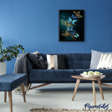 Laden Sie das Bild in den Galerie-Viewer, Malen nach Zahlen für Erwachsene | Magische Schmetterlinge 2 | Figured'Art