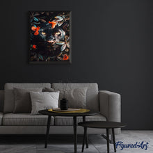 Laden Sie das Bild in den Galerie-Viewer, Malen nach Zahlen für Erwachsene | Schwarzer Panther und Vögel | Figured'Art