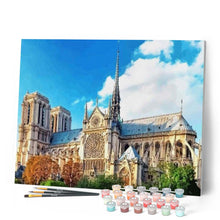 Laden Sie das Bild in den Galerie-Viewer, Malen nach Zahlen für Erwachsene | Seite des Notre Dame in Paris | Figured'Art