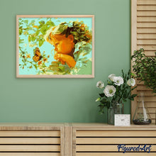 Laden Sie das Bild in den Galerie-Viewer, Malen nach Zahlen für Erwachsene | Kleines Mädchen und Schmetterling | Figured'Art