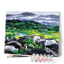 Laden Sie das Bild in den Galerie-Viewer, Malen nach Zahlen für Erwachsene | Dunkle Landschaft | Figured'Art