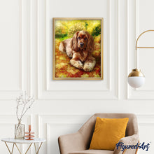 Laden Sie das Bild in den Galerie-Viewer, Malen nach Zahlen für Erwachsene | Golden Retriever Welpe | Figured'Art