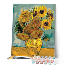 Laden Sie das Bild in den Galerie-Viewer, Malen nach Zahlen für Erwachsene | Van Gogh - Sonnenblumen | Figured'Art