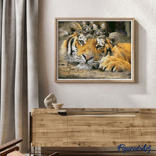 Laden Sie das Bild in den Galerie-Viewer, Malen nach Zahlen für Erwachsene | Kätzchen und Tiger | Figured'Art