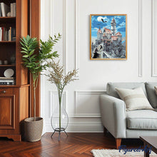 Laden Sie das Bild in den Galerie-Viewer, Malen nach Zahlen für Erwachsene | Schloss und Wolf | Figured'Art