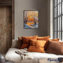 Laden Sie das Bild in den Galerie-Viewer, Malen nach Zahlen für Erwachsene | Bäume im Winter | Figured'Art