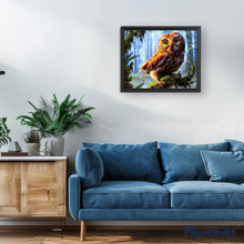 Laden Sie das Bild in den Galerie-Viewer, Malen nach Zahlen für Erwachsene | Eule auf einem Zweig | Figured'Art