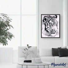 Laden Sie das Bild in den Galerie-Viewer, Malen nach Zahlen für Erwachsene | Sibirischer Tiger | Figured'Art