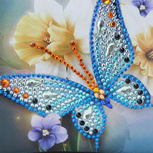 Laden Sie das Bild in den Galerie-Viewer, Diamond Painting Handtasche - Schmetterlinge und Narzissen