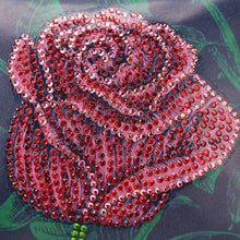 Laden Sie das Bild in den Galerie-Viewer, Diamond Painting Handtasche - Mitternachtsrose