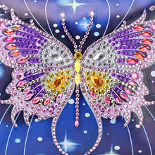 Laden Sie das Bild in den Galerie-Viewer, Diamond Painting Handtasche - Sternenstaub Schmetterling