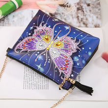 Laden Sie das Bild in den Galerie-Viewer, Diamond Painting Handtasche - Sternenstaub Schmetterling
