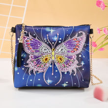 Laden Sie das Bild in den Galerie-Viewer, Diamond Painting Handtasche - Sternenstaub Schmetterling