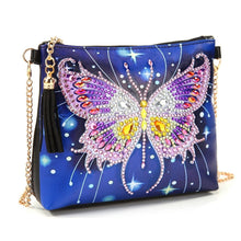 Laden Sie das Bild in den Galerie-Viewer, Diamond Painting Handtasche - Sternenstaub Schmetterling