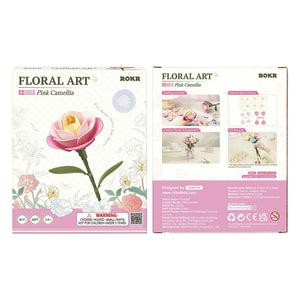 3D Puzzle - Rosa Kamelie