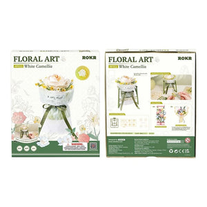 3D Puzzle - Weiße Kamelie