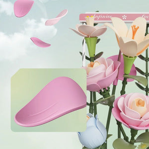 3D Puzzle - Blühende Blumenstrauß-Box