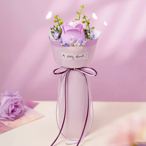 3D Puzzle - Purpurrote Rose