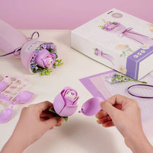 Laden Sie das Bild in den Galerie-Viewer, 3D Puzzle - Purpurrote Rose