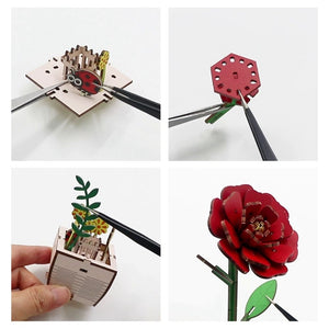 3D Puzzle - Kamelie