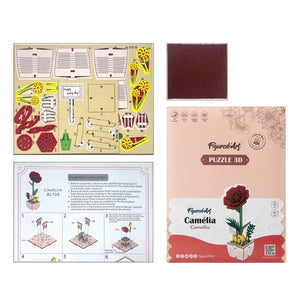 3D Puzzle - Kamelie