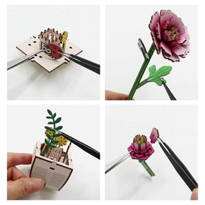 3D Puzzle - Pfingstrose