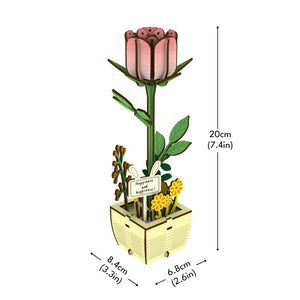 3D Puzzle - Die Rose