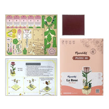 Laden Sie das Bild in den Galerie-Viewer, 3D Puzzle - Die Rose