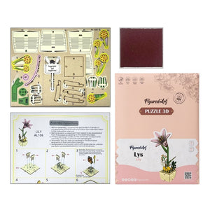 3D Puzzle - Lilie