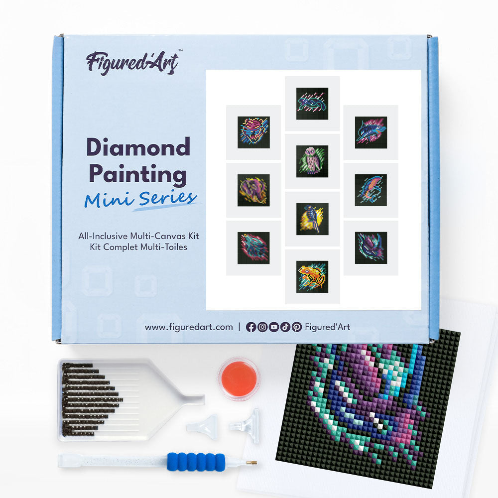 Mini Serie Diamond Painting - Tiere