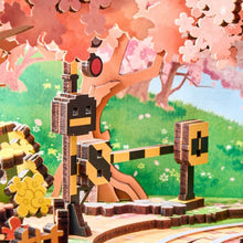 Laden Sie das Bild in den Galerie-Viewer, 3D Puzzle Spieluhr - Sakura Traumtour