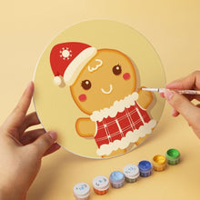 Laden Sie das Bild in den Galerie-Viewer, Mini Serie Malen nach Zahlen - Scheiben Ø20cm (6 Stück) - Lebkuchenfreunde 1