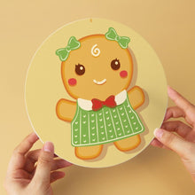 Laden Sie das Bild in den Galerie-Viewer, Mini Serie Malen nach Zahlen - Scheiben Ø20cm (6 Stück) - Lebkuchenfreunde 1