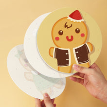 Laden Sie das Bild in den Galerie-Viewer, Mini Serie Malen nach Zahlen - Scheiben Ø20cm (6 Stück) - Lebkuchenfreunde 1