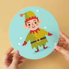 Laden Sie das Bild in den Galerie-Viewer, Mini Serie Malen nach Zahlen - Scheiben Ø20cm (6 Stück) - Türkises Festtagsset 2