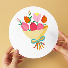 Laden Sie das Bild in den Galerie-Viewer, Mini Serie Malen nach Zahlen - Scheiben Ø20cm (6 Stück) - Blütenflüstern