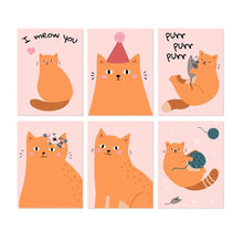 Laden Sie das Bild in den Galerie-Viewer, Mini Serie Malen nach Zahlen 15x20 cm (6 Stück) - Purrfekter Tag Figured'Art