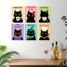 Laden Sie das Bild in den Galerie-Viewer, Mini Serie Malen nach Zahlen 15x20 cm (6 Stück) - Miau-gie