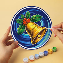 Laden Sie das Bild in den Galerie-Viewer, Mini Serie Malen nach Zahlen - Scheiben Ø20cm (6 Stück) - Winterwunder