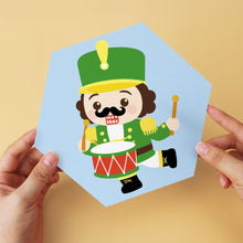 Laden Sie das Bild in den Galerie-Viewer, Mini Serie Malen nach Zahlen - Sechsecke (6 Stück) - Fröhliche kleine Figuren