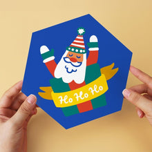Laden Sie das Bild in den Galerie-Viewer, Mini Serie Malen nach Zahlen - Sechsecke (6 Stück) - Ho Ho Feiertage