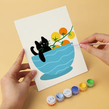 Laden Sie das Bild in den Galerie-Viewer, Mini Serie Malen nach Zahlen 15x20 cm (6 Stück) - Cat-o-mato-Küche