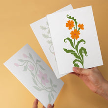 Laden Sie das Bild in den Galerie-Viewer, Mini Serie Malen nach Zahlen 15x20 cm (6 Stück) - Wildblumen-Illustrationen