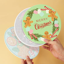 Laden Sie das Bild in den Galerie-Viewer, Mini Serie Malen nach Zahlen - Scheiben Ø20cm (6 Stück) - Weihnachtliche Köstlichkeiten