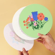 Laden Sie das Bild in den Galerie-Viewer, Mini Serie Malen nach Zahlen - Scheiben Ø20cm (6 Stück) - Der geheime Garten